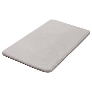 Tapis de bain Cony Tissu - Gris argenté - 100 x 60 cm