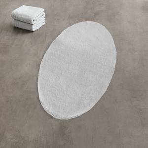 Badematte Cony Oval Webstoff - Silbergrau