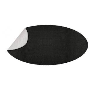 Badmat Cony Oval geweven stof - Zwart