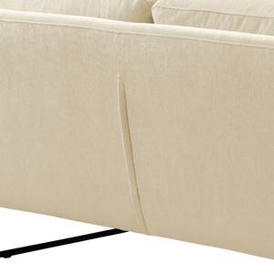 Sofa Rhoads (3-Sitzer) Webstoff Velia: Creme