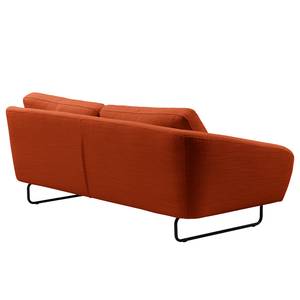 Sofa Rhoads (3-Sitzer) Strukturstoff Bermal: Ziegelrot