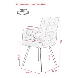 Essgruppe Vagos (5-teilig) (mit Ausziehfunktion) Anthrazit / Eiche Artisan Dekor