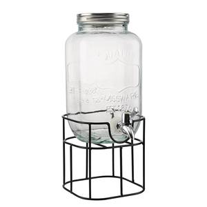 Getränkespender REFRESH (2-teilig) Glas / Eisen - Transparent