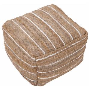 Pouf ALL NATURE Hanf / Baumwolle - Natur