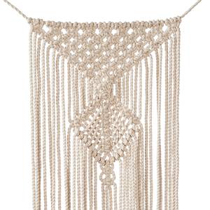 Stuhldekoration MACRAME Baumwolle - Creme