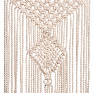 Stuhldekoration MACRAME Baumwolle - Creme