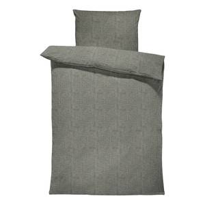 Beddengoed chambray Tammy katoen - Kaki - 135x200cm + kussen 80x80cm