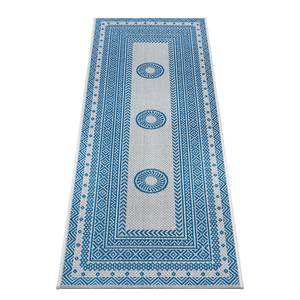 Tapis de couloir int. / ext. Elegant Polypropylène - Turquoise - 70 x 200 cm