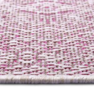 In-/Outdoorteppich Cuadrado Polypropylen - Pink - 160 x 230 cm