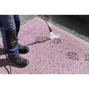 In-/Outdoorteppich Cuadrado Polypropylen - Pink - 160 x 230 cm