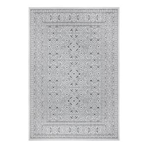 Tapis intérieur / extérieur Cuadrado Polypropylène - Gris - 200 x 290 cm