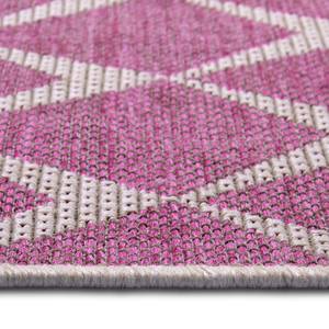 Tapis intérieur / extérieur Escala Polypropylène - Rose foncé - 160 x 230 cm