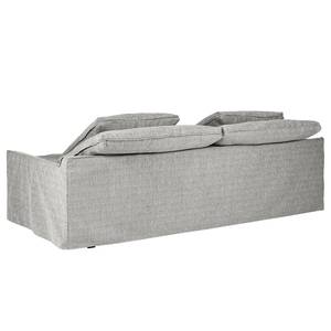 Sofa Terlan (3-Sitzer) Flachgewebe Costa: Silber