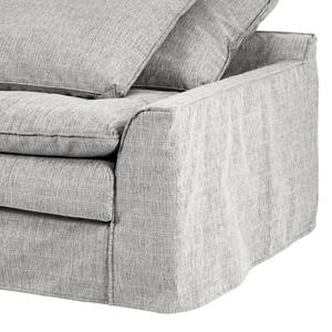 Sofa Terlan (3-Sitzer) Flachgewebe Costa: Silber