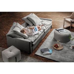 Sofa Terlan (4-Sitzer) Flachgewebe Costa: Silber