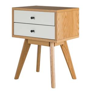 Table de chevet Savja Beige - Bois manufacturé - 44 x 58 x 33 cm