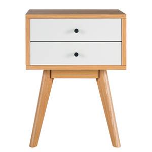 Comodino Savja Beige - Materiale a base lignea - 44 x 58 x 33 cm