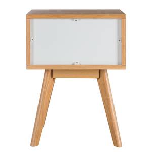 Table de chevet Savja Beige - Bois manufacturé - 44 x 58 x 33 cm