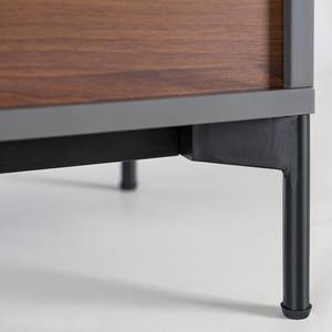 Table de chevet Petaluma Marron - Gris - Bois manufacturé - 48 x 55 x 40 cm