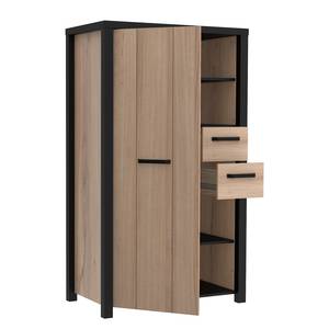 Highboard Westlock I Esche Dekor / Schwarz