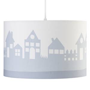 Lampe enfant Haus Tissu mélangé / Acier inoxydable - 1 ampoule - Gris