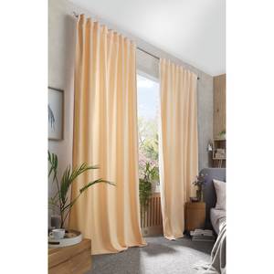 Vorhang mit Kräuselband Wolly Polyester - Beige