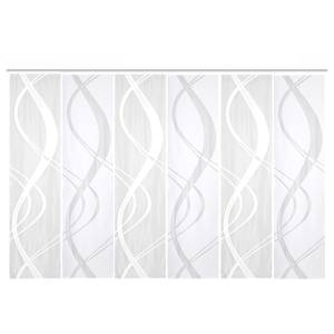 Panneaux japonais Tibaso (lot de 6) Polyester - Blanc - 57 x 245 cm