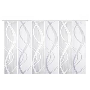 Schuifgordijn Tibaso (set van 6) polyester - wit - 57 x 225 cm