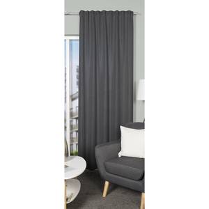 Rideau Oxford Polyester - Noir - 135 x 225 cm