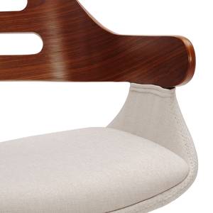 Chaise de bureau pivotante Tyne Beige