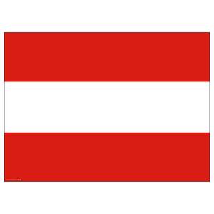 Tovaglietta Bandiera dell’Austria (12) Carta - Multicolore