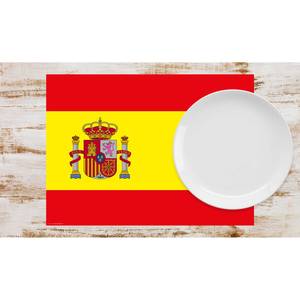 Placemats Spanje (set van 12) papier - meerdere kleuren