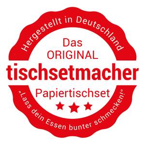 Tischset Schweizer Flagge (12er-Set) Papier - Mehrfarbig