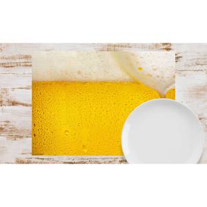 Tischset Bier (12er-Set) Papier - Mehrfarbig