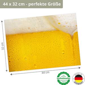 Placemats Bier (set van 12) papier - meerdere kleuren