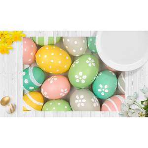 Tovaglietta Uova di Pasqua pastello (12) Carta - Multicolore
