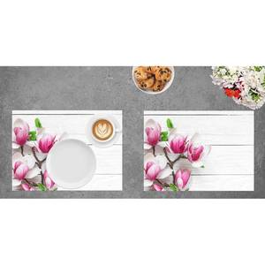 Sets de table Le magnolia (lot de 12) Papier - Multicolore