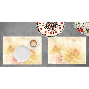 Sets de table Dahlias (lot de 12) Papier - Multicolore