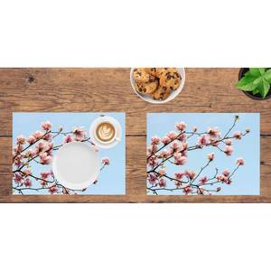 Placemats Magnolia I (set van 12) papier - meerdere kleuren