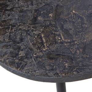 Tavolino da salotto Yaurel (2) Metallo - Oro antico / Nero