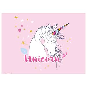 Tischset Unicorn (1er-Set) Vinyl - Pink