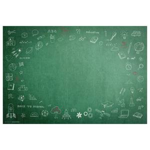 Placemats Back to School (set van 1) vinyl - groen