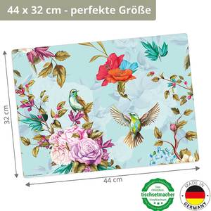 Sets de table Oiseau paradis (lot de 4) Vinyle - Multicolore