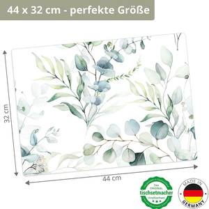 Sets de table Aquarelle (lot de 4) Vinyle - Vert