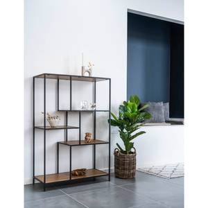 Open kast Arette I eikenhouten look/zwart - Eikenhouten look