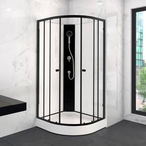 Cabine de douche Marwell Factory Blanc - Verre - 85 x 200 x 85 cm