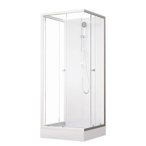 Eckdusche Marwell White Dream I Weiß - 90 x 90 cm