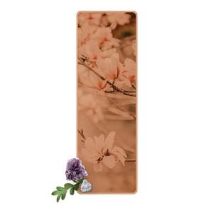 Tapis de yoga Magnolia Face supérieure : liège<br>Face inférieure : caoutchouc naturel