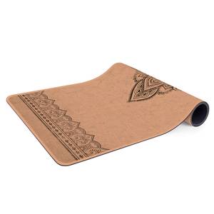 Loper/yogamat Lotus Oppervlak: kurk<br>Onderkant: natuurlijk rubber