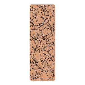 Tapis de yoga Bourgeons de magnolia Face supérieure : liège<br>Face inférieure : caoutchouc naturel